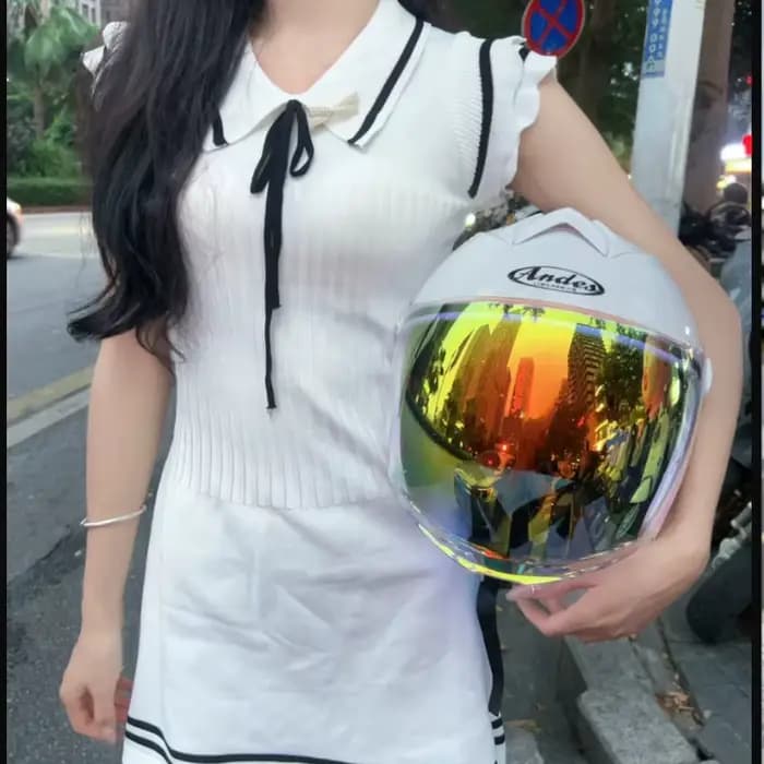2025 dernier casque de Moto de haute qualité demi couvrant double lentille Cascos para Motos mâle femme Couple Capacetes