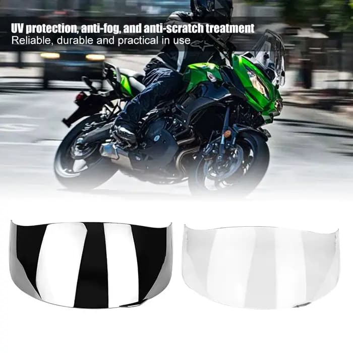 Visière d'objectif de casque de moto