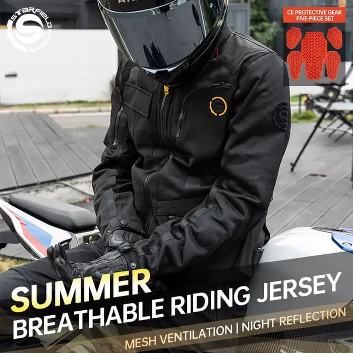 Vêtements de moto pour hommes et femmes SFK printemps-été