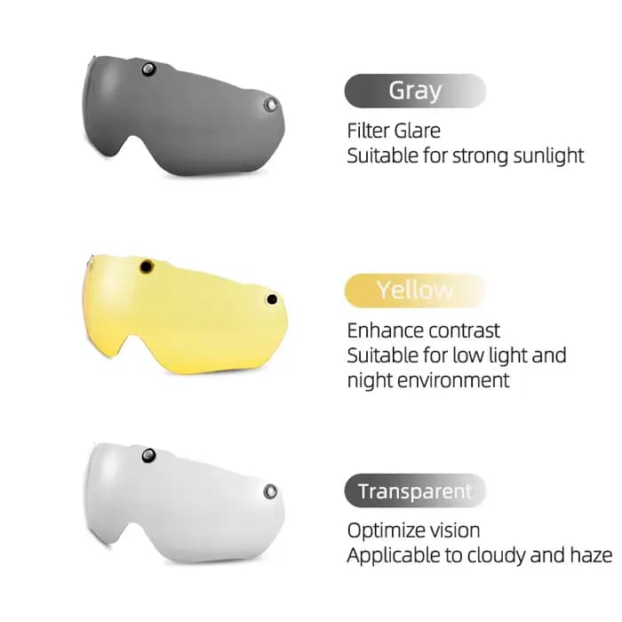 ROCKBROS-Lunettes pour casque