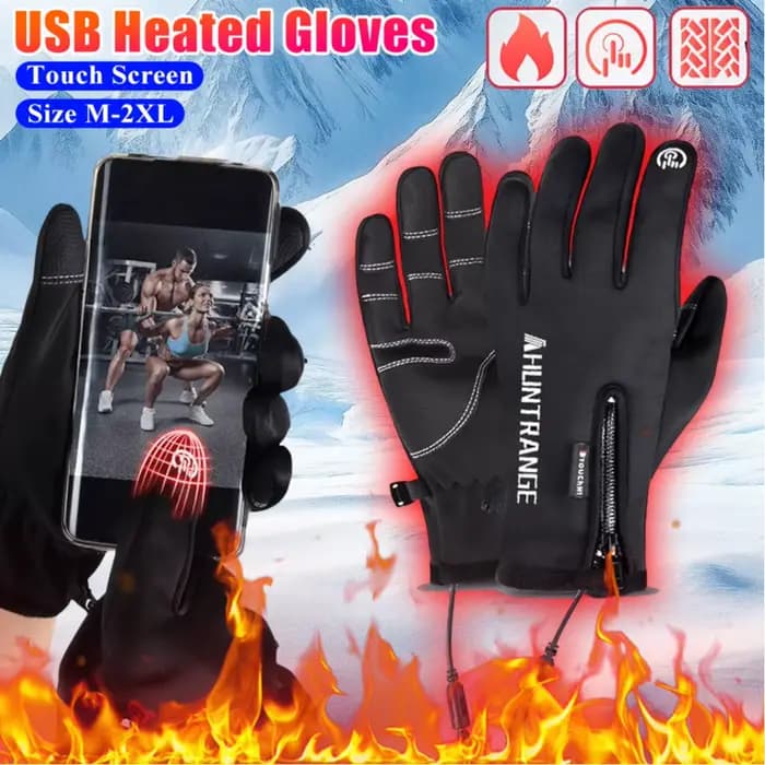 Gants chauffants USB, rechargeables