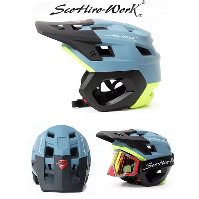 Casque de vélo de montagne demi-visage
