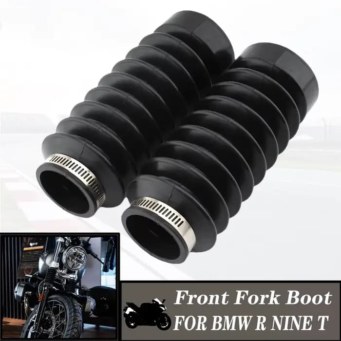 Pour BMW R Nine T 2014-2020 moto fourche avant bottes urbain pur brouilleur guêtres Gators botte choc protecteur poussière caoutchouc