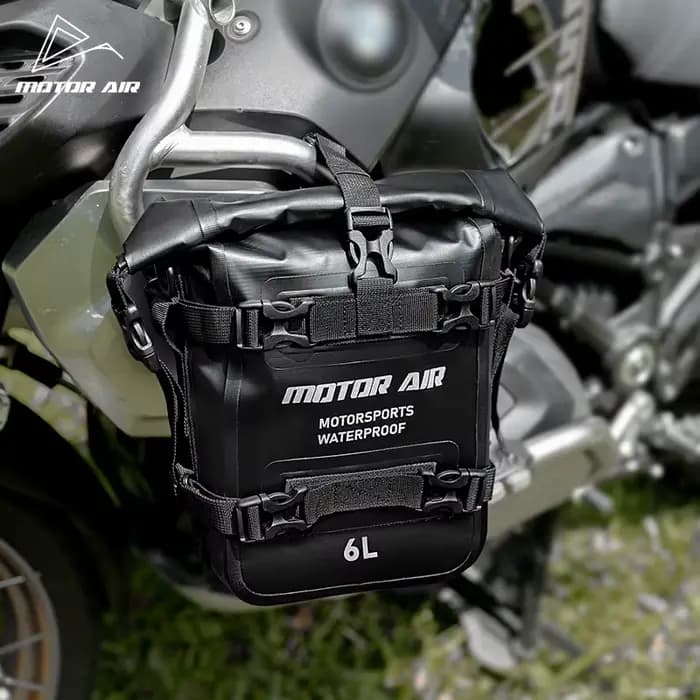 Moteur Air plus récent sac de moto 6L barres de sécurité sac pare-chocs multifonctionnel étanche outils de rangement Pack équipement d'équitation paquet