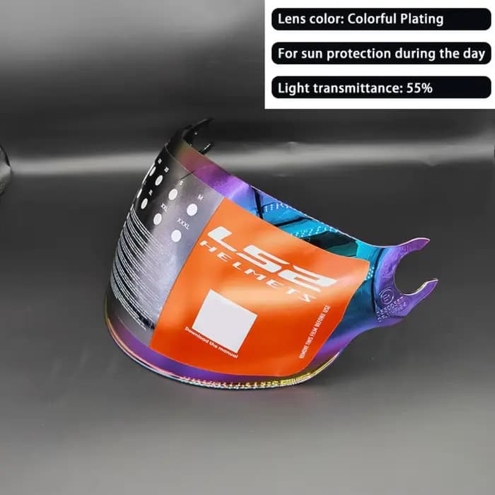 Coupe-vent LS2 casque visière miroir