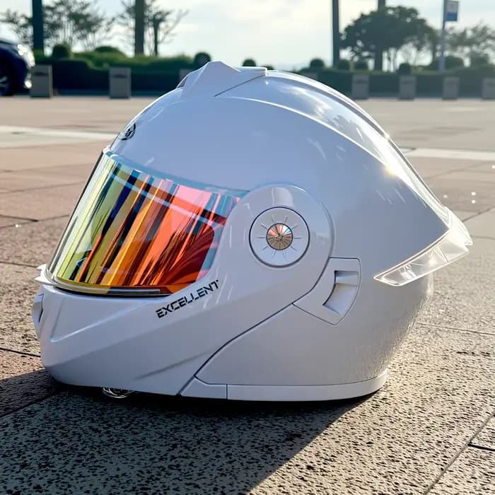 Casque de moto électrique certifié 3C norme nationale, pour hommes et femmes, chaud pour l'hiver, intégral, universel quatre saisons
