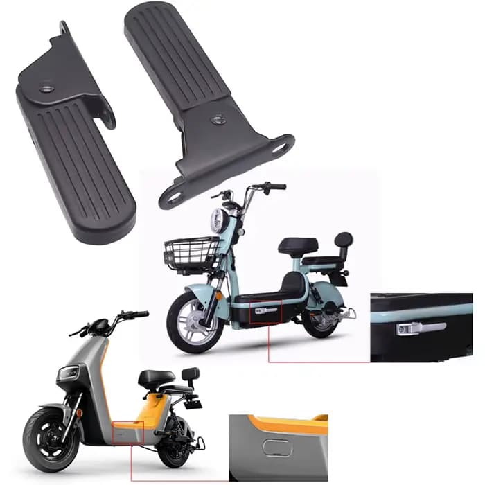 1 paire 5/7cm cyclomoteur électrique pédale avant Scooter