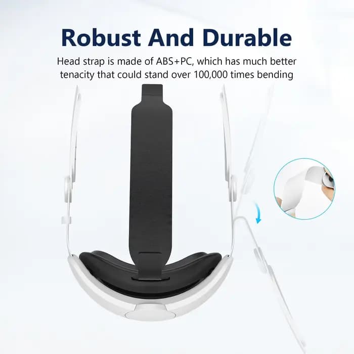 Sangle de tête réglable améliorée pour Quest 3/3S, bandeau de remplacement pour Quest 3S, sangle Elite confortable, accessoires VR