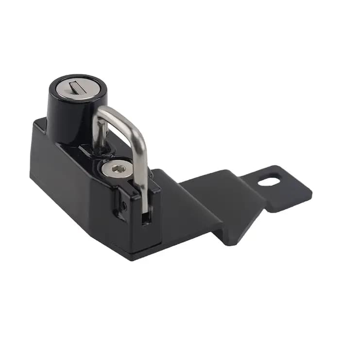 Kit de verrouillage de casque de moto en aluminium