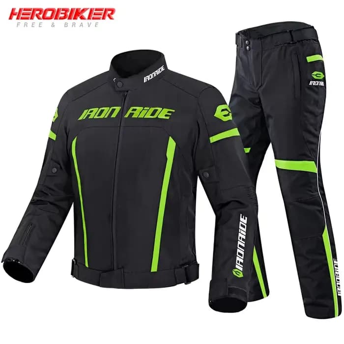 Veste de moto imperméable avec équipement de protection