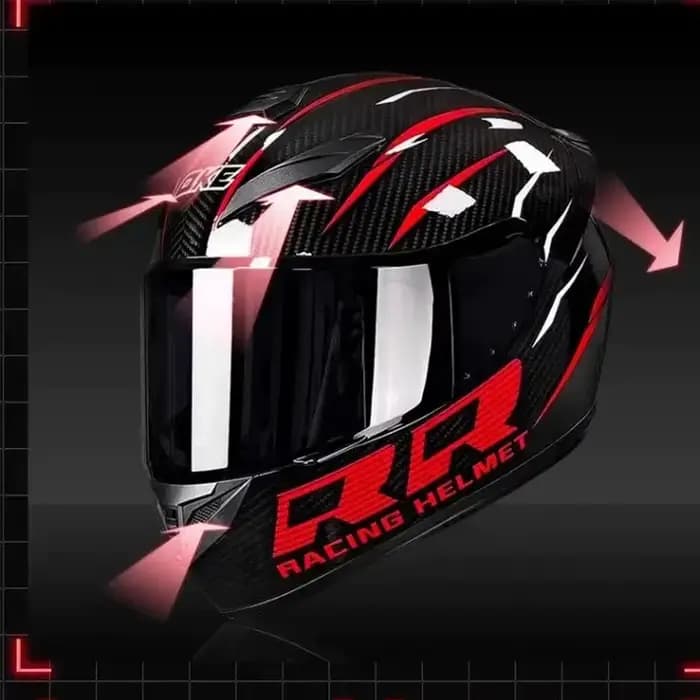 Casque de moto intégral - Certification DOT pour le dernier kart de descente de course pour hommes et femmes.