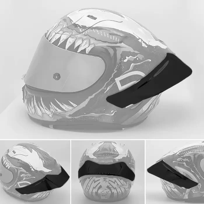 Becquet de casque de moto