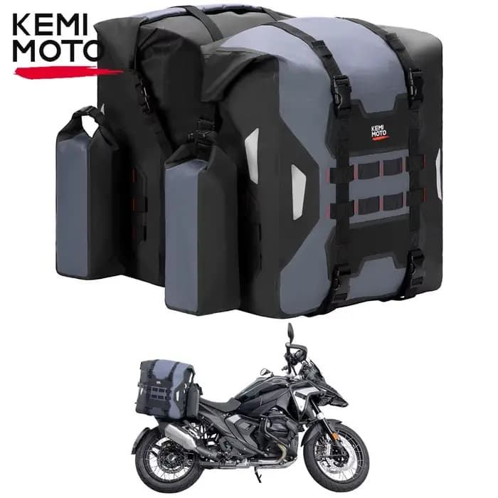 Sacs de sacoche de moto avec porte-bouteilles