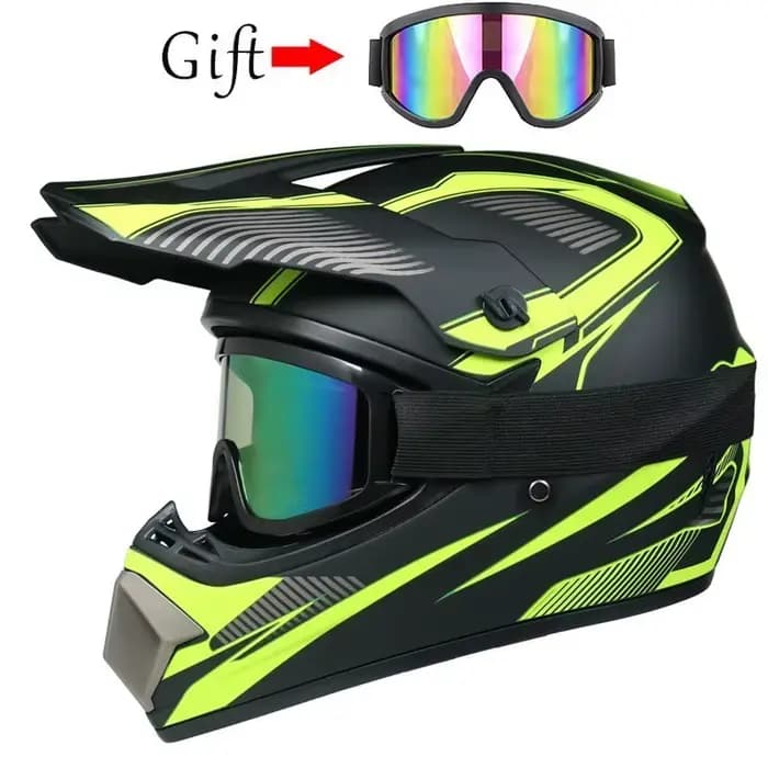 Casques de moto avec couverture complète visage