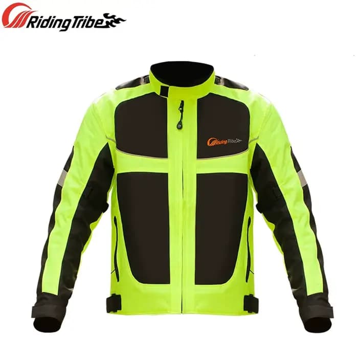 Veste de moto style d'été respirant Hurbike équitation armure de protection manteau nuit coulée iode vêtements de sécurité JK-21