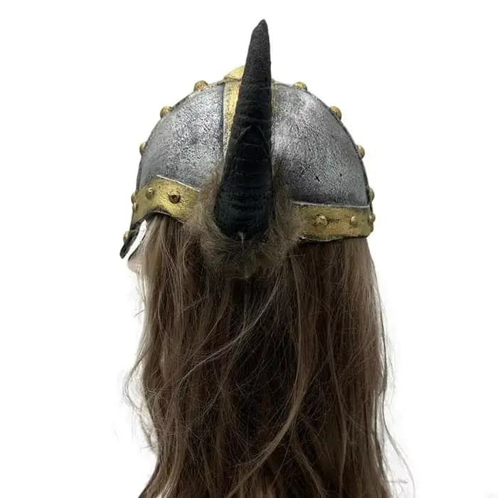 Casques guerrier barbares médiévaux avec corne Vikinges chapeau à cornes Halloween Costme