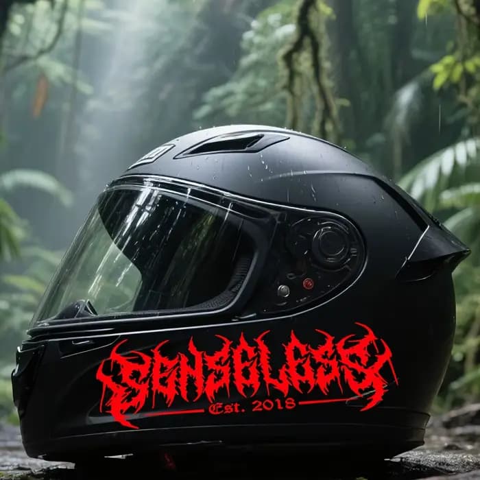 Autocollants pour casque de moto et accessoires de moto