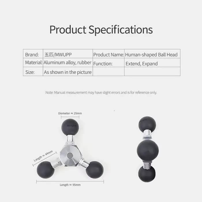 OSOPRO Accessoire de base de support de téléphone pour moto