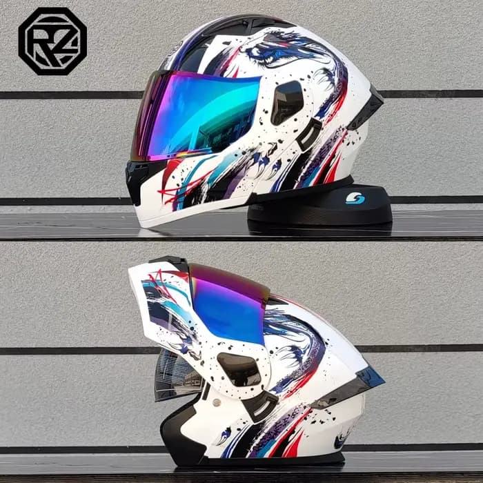 Casque de sport de moto professionnel à rabat