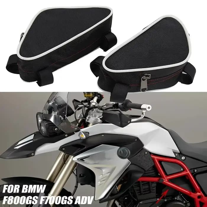Sac latéral de cadre de moto