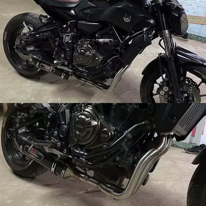 Système d'échappement complet pour moto
