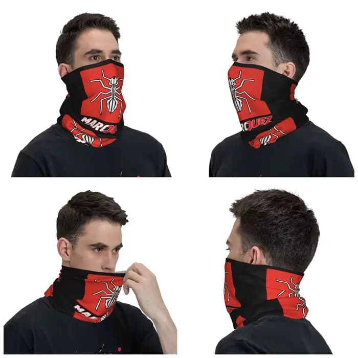 Guêtre de cou Marquezs de course de moto personnalisée pour hommes et femmes