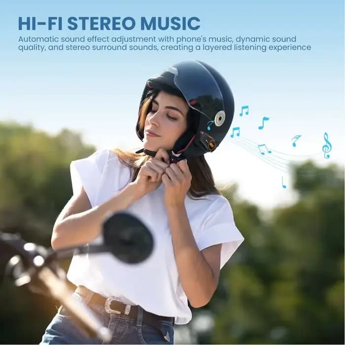 Casque de moto Bluetooth avec micro