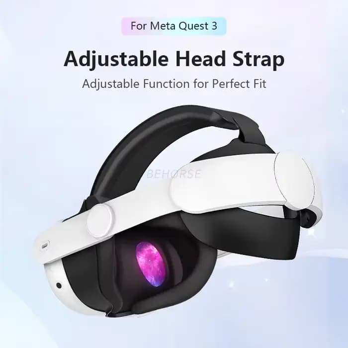 Sangle de tête VR pour Quest 3/Quest 3S, bandeau réglable, confortable à porter, sangle Elite pour Meta Quest 3S/3, accessoires VR