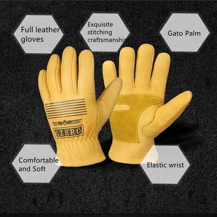 Gants en cuir pour moto