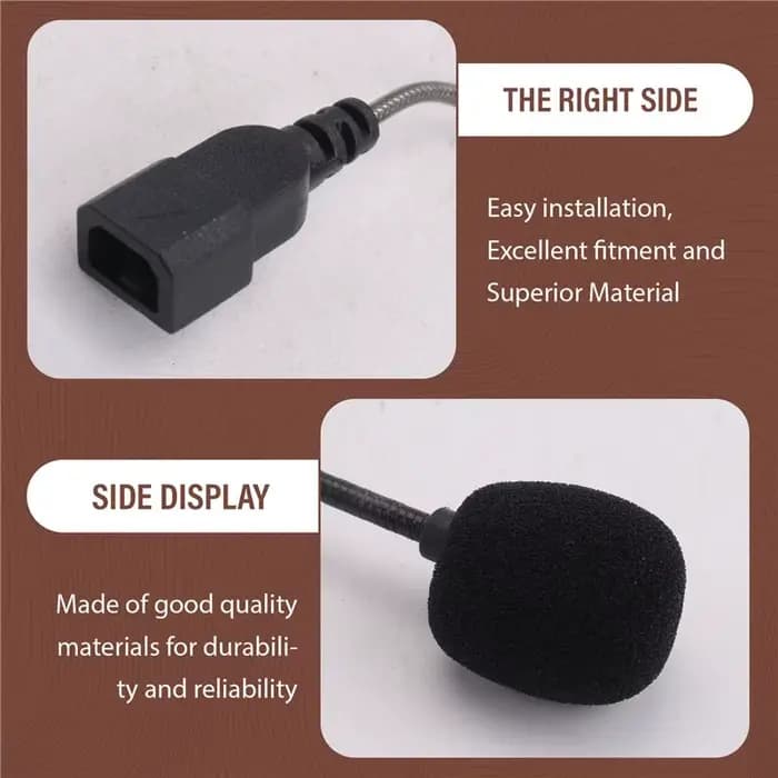 Microphone de Cordon pour Intercom Bluetooth Moto Cardo PACKTALK Edge - Nouveauté !