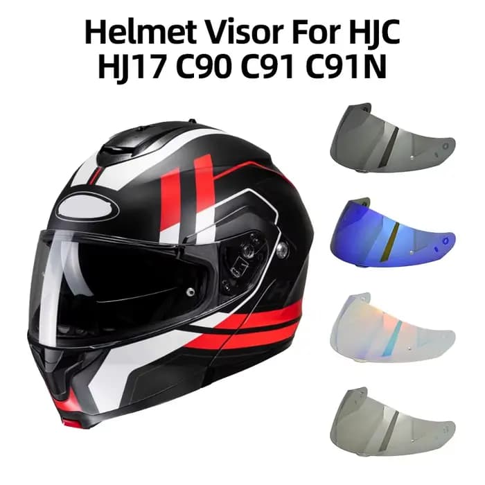 Visière pour casque de moto HJC C90 C91 C91N HJ17 CL-MAX 2/3 IS-MAX BT SY-MAX 3