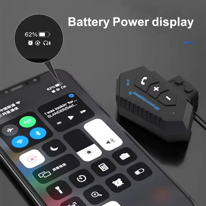 Écouteurs sans fil Bluetooth 5.0 pour casque de moto