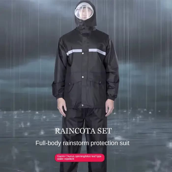 Combinaison imperméable et pantalon de pluie complet pour vélo électrique et moto