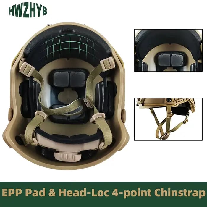 Casque anti-émeute tactique rapide ABS