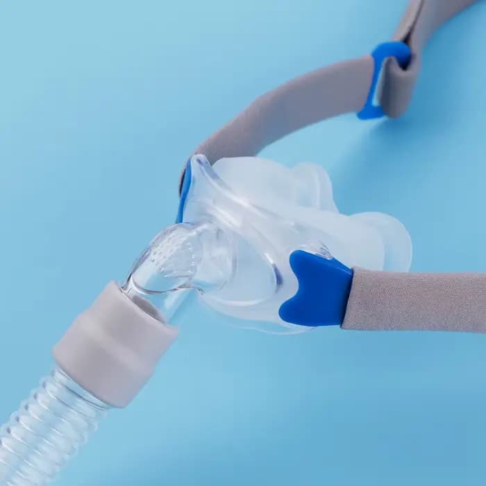 Cpap oreillers nasaux masque universel Apnée du sommeil masque Nasal avec couvre-chef pour masque Cpap & Lipap avec S/M/L 3 tailles coussins en Silicone