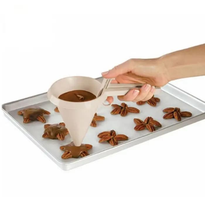 Entonnoir de cuisson à main réglable, outils de cuisson, pâte à crème, distributeur de chocolat liquide, moule à pâtisserie, biscuit Chi, gâteau, crêpes