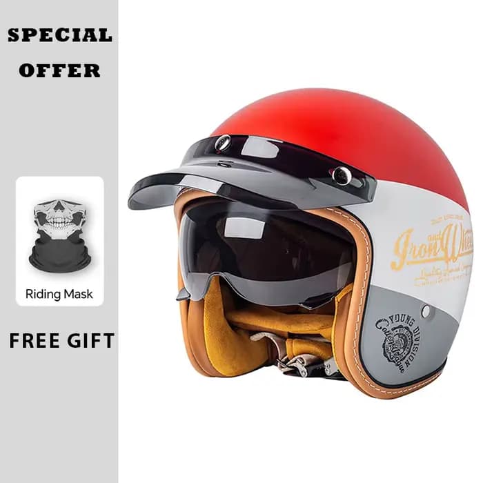 Casque Jet adulte DOT approuvé casques De Moto à visage ouvert Capacete