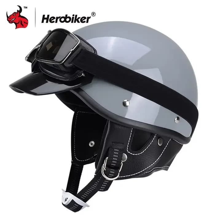 Demi-casque de moto Vintage casques
