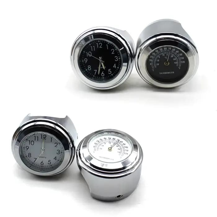Nordson – horloge et thermomètre étanches pour montage sur guidon de moto