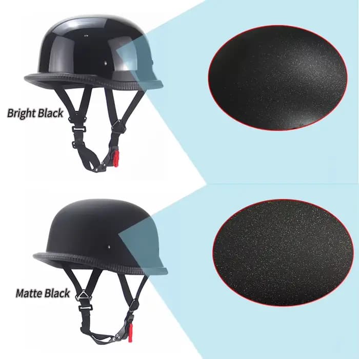 Casque de Moto Demi-Visage Vintage