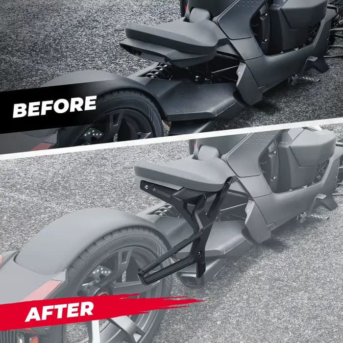 Kit de porte-bagages pour sacoches en aluminium ON-ROAD 219400856 Pour Can-Am Ryker 600 900 Sport
