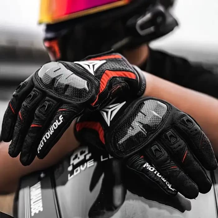 Moto DirtBike Sim Racing hommes gants en cuir femmes respirant