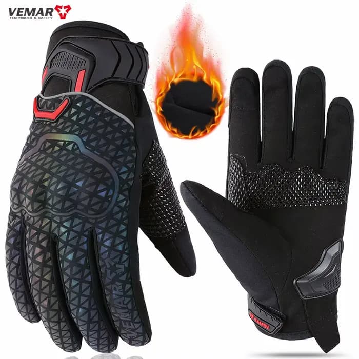 VEMAR hiver gants de Moto courts