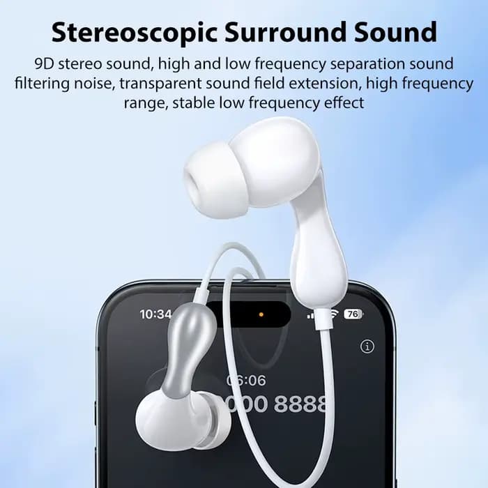 Écouteurs filaires USB Type C avec Microphone, 3.5mm, pour Samsung iPhone 17, Xiaomi, Huawei, Oppo, casque de contrôle de ligne HiFi