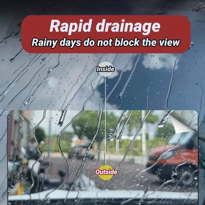 Verre de casque de moto Anti-pluie pour voitures