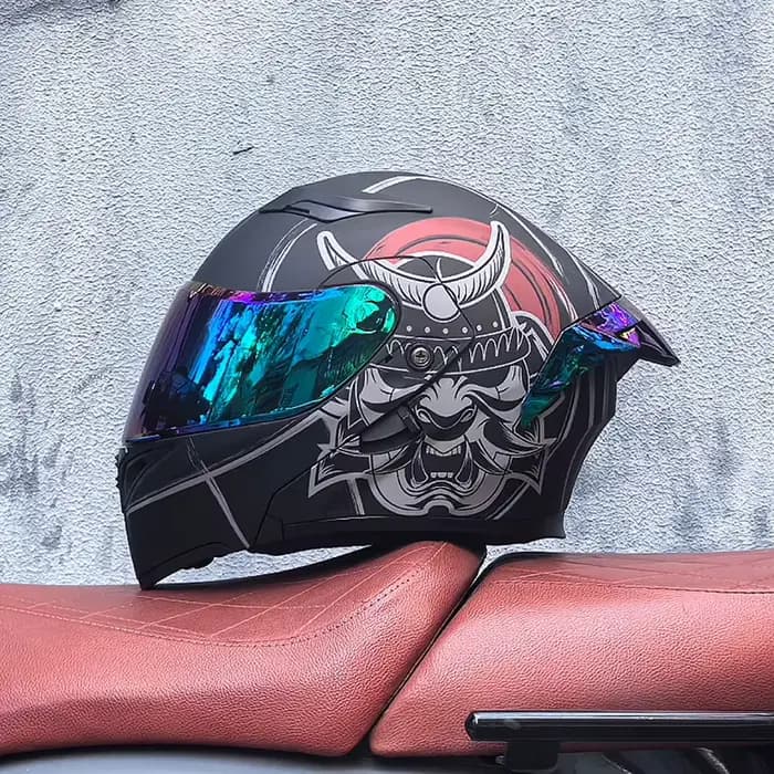 Casque de moto intégral pour hommes et femmes, pare-soleil, général