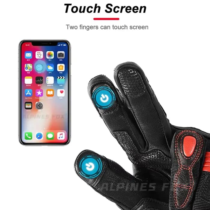 Gants de Moto en Cuir group pour Homme et Femme