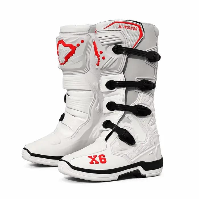 Nouvelle botte de Motocross hommes femmes équitation mi-mollet cheville chaussures de protection Moto équipement