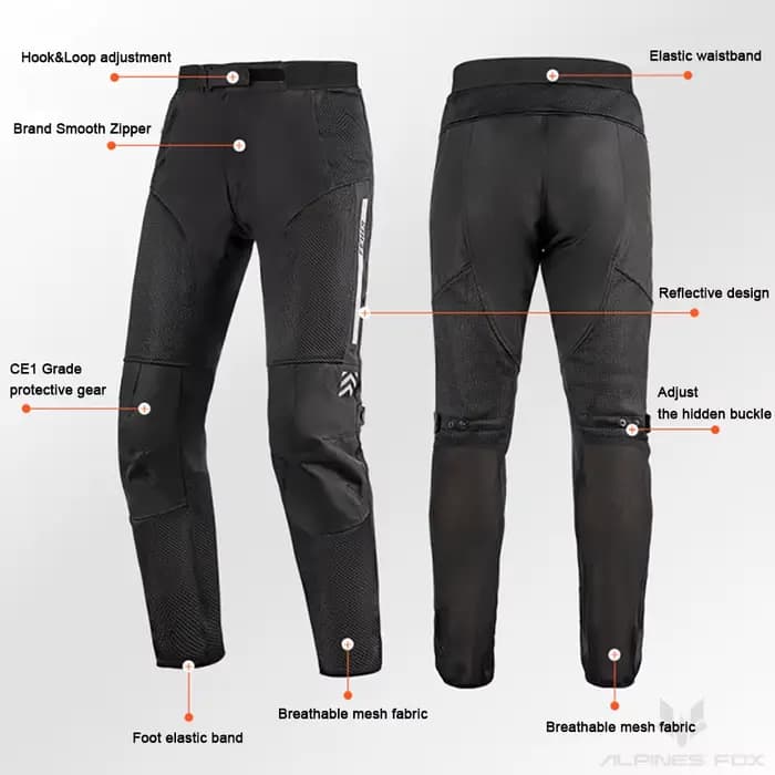 Nouveau pantalon d'équitation de Moto hommes Protection