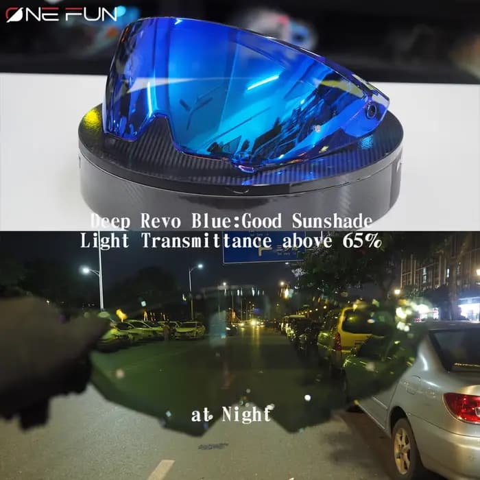 Visière de remplacement pour casque de moto
